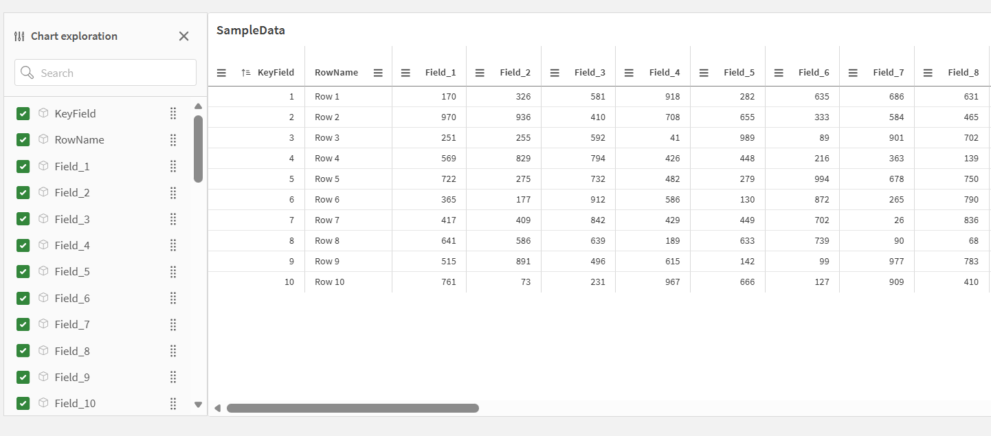 Solved: Need to create a table with 350 fields for dnamic ... - Qlik ...