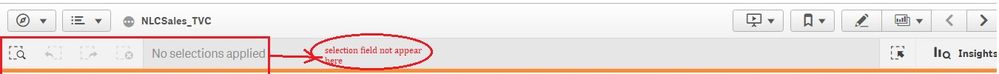 Navigation selection disappear