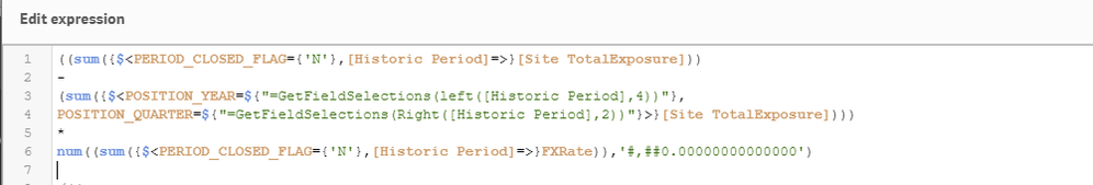 Expression  "Exposure excluding FX"in the table