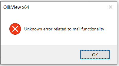 Mail error