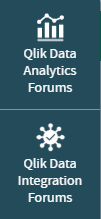 Analytics Forums & Integration Forums Buttons