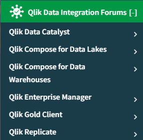 Data Integration Forums Nav