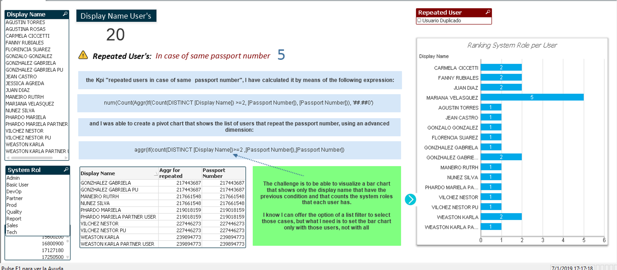 Solved Help!! with Bar chart with AGGR Dimension Qlik Community