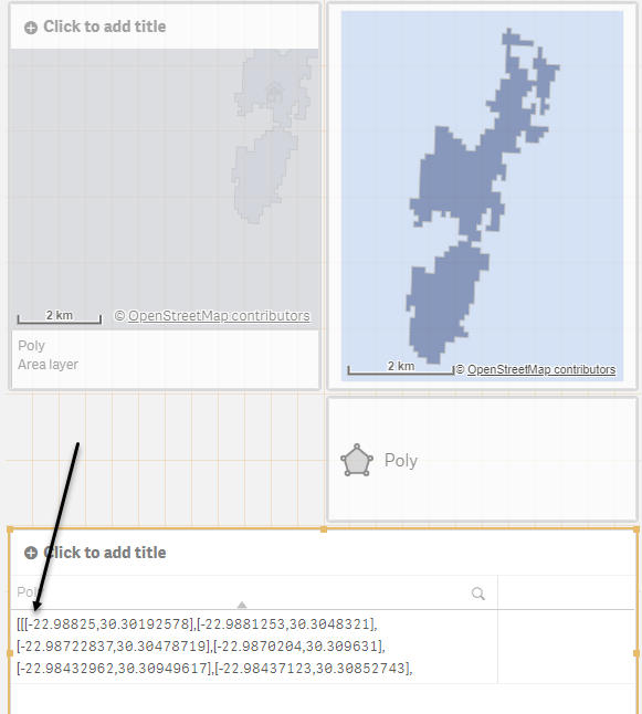 Native map, GeoAnalytics Extension & Polygon text
