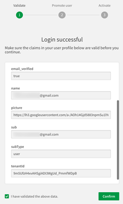 Qlik Sense SaaS validation bottom portion