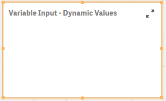 Variable Input, remains blank on Dynamic values