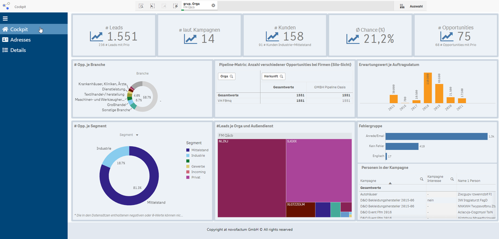 mashup with 3 pages built by  smart.builder in 10 Minutes