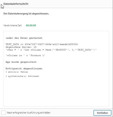 Log Testcode