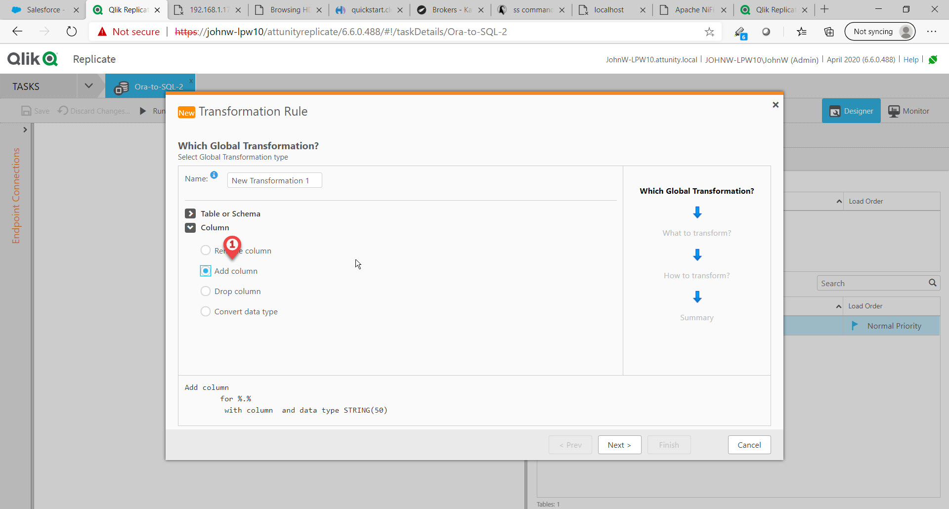 Solved: Global Transformation in replicate - Qlik Community - 1751203