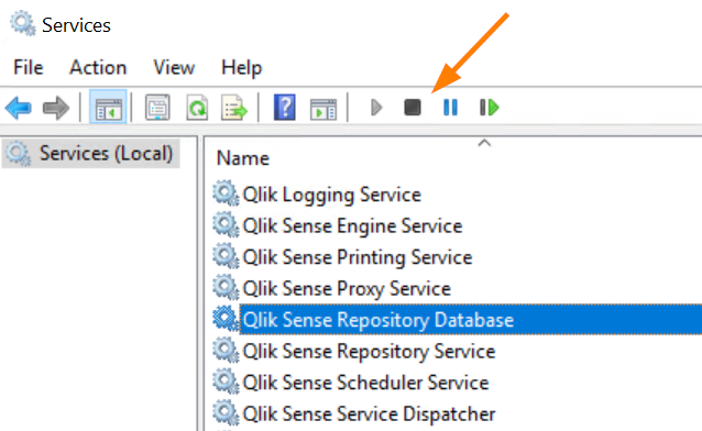 How to restart the Qlik Sense Enterprise on Window... - Qlik Community ...