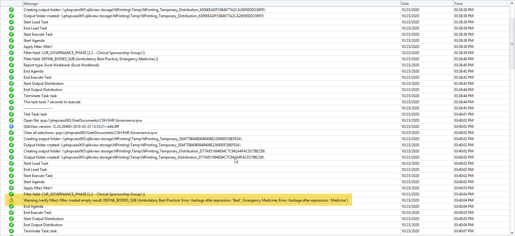 Solved: Nprinting filter not working value with spaces? - Qlik ...