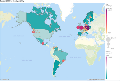 This map is from the Qlik Sense Visualization September demo app.