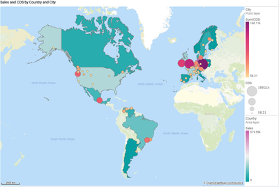 This map is from the Qlik Sense Visualization September demo app.