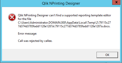 qlik nprinting designer cant find a supporte dreporting template editor.png