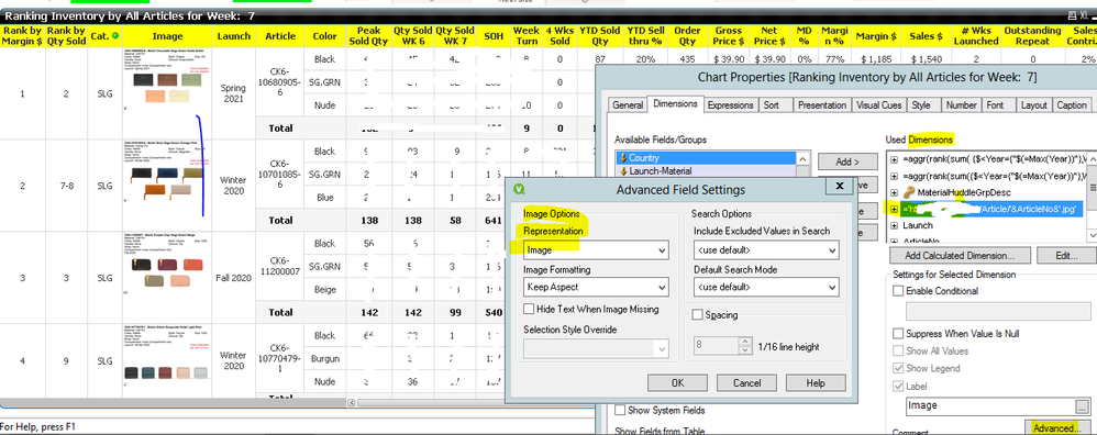 qlikview native chart feature as image