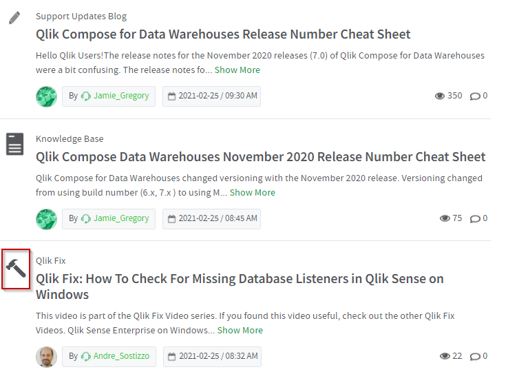 Community Enhancements (2021 - 1) - Qlik Community - 1787521