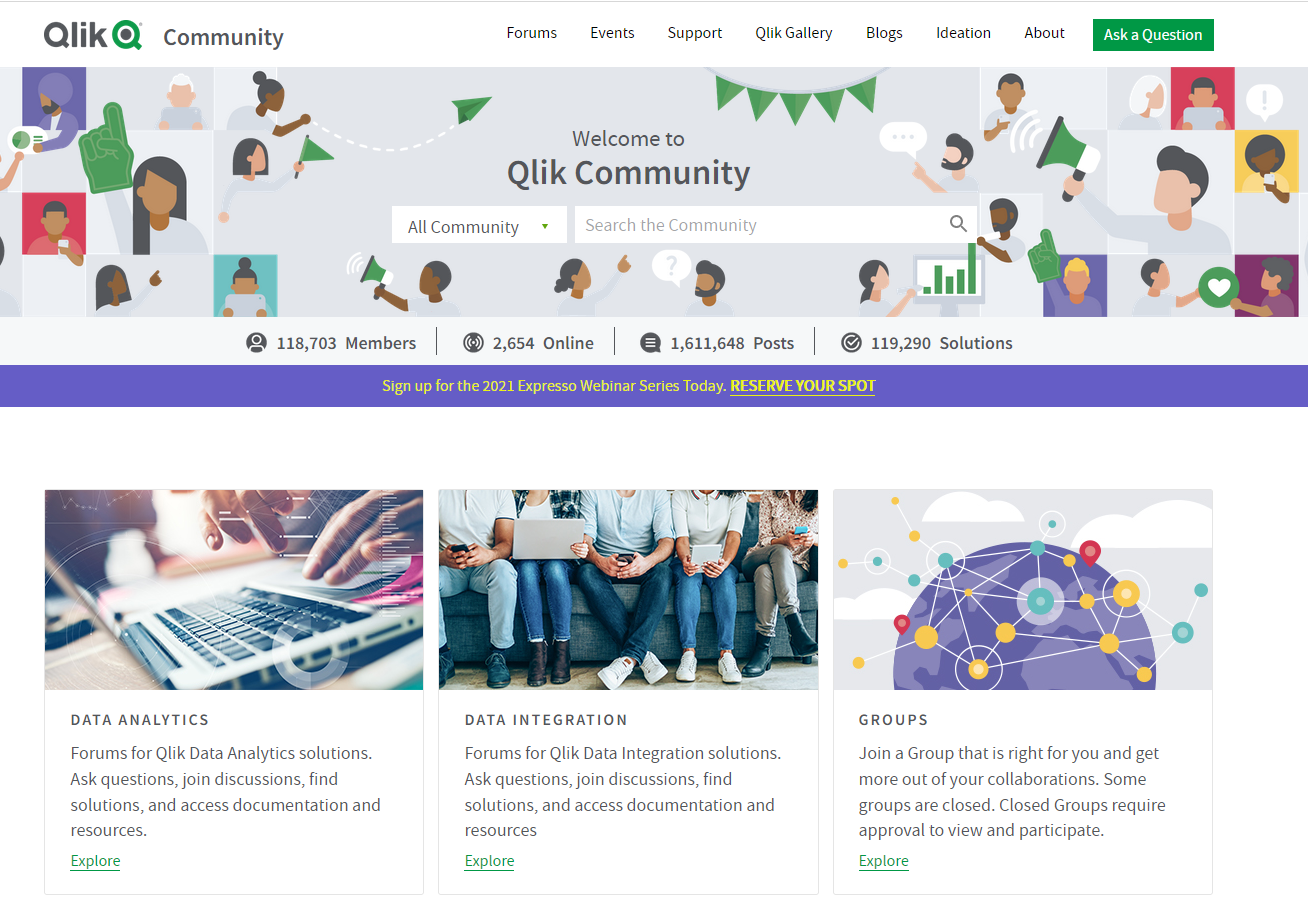 Community Redesign - Phase 3 - Qlik Community - 1779121