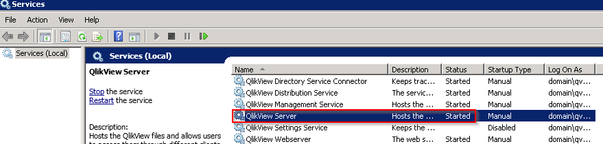 QlikView Server Stop Service Started.png