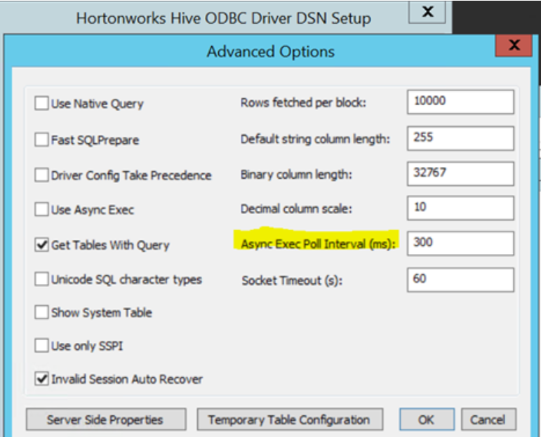 Hortonworks Hive ODBC Driver DNS Setup.png