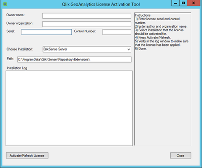 Geo Analytics License Activation Tool.png