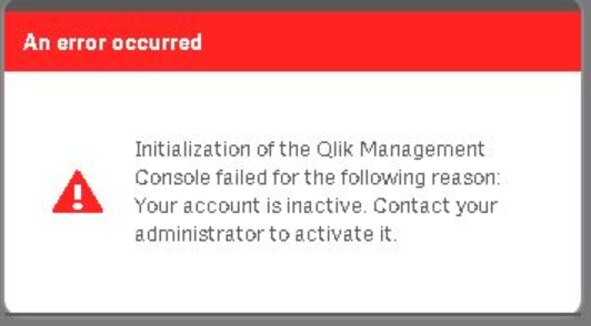 Qlik Sense Management Console (QMC) and Hub cannot be 