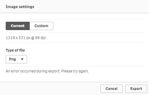 "Export sheet to PDF" generates blank PDFs - Qlik Community - 1710477