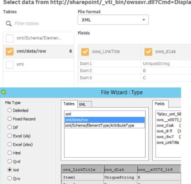 Qlik Sense Load a list from Sharepoint with fi... Qlik Community