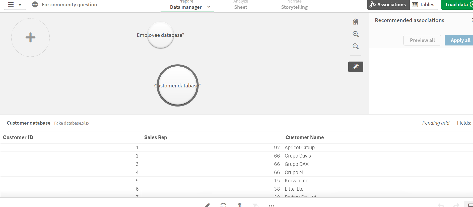 Look up field value from another table - Qlik Community - 1822603