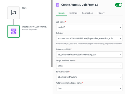 Sagemaker Create AutoML block