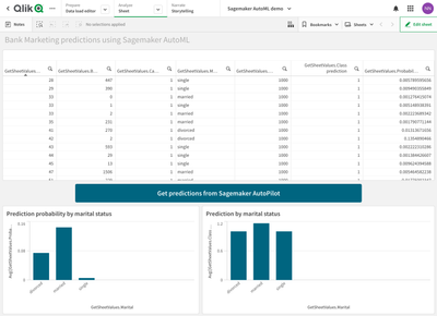 Visualization of Sagemaker AutoML predictions