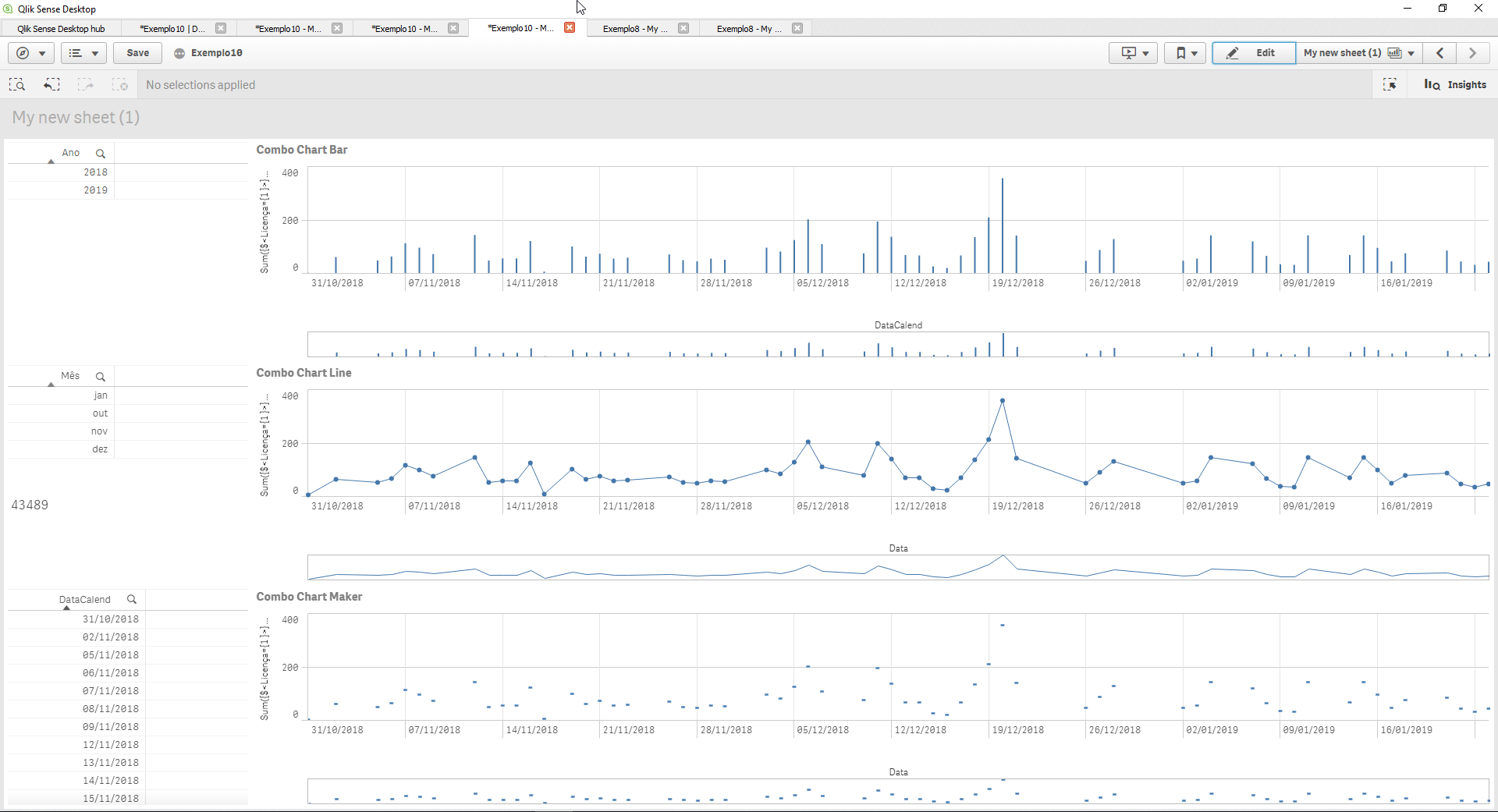 Solved How to associate the date field from 3 data files? Qlik
