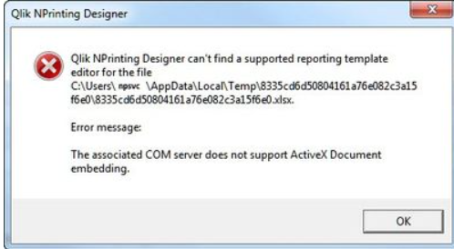 Solved: ACTIVEX Excel - Page 2 - Qlik Community - 1834533
