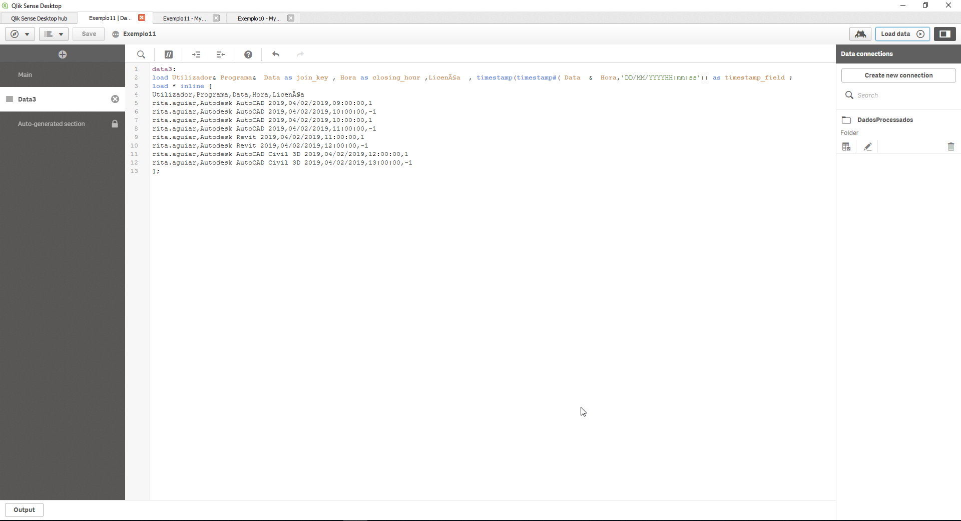 Sum a field to a variable (x axis is time) - Qlik Community - 1543179