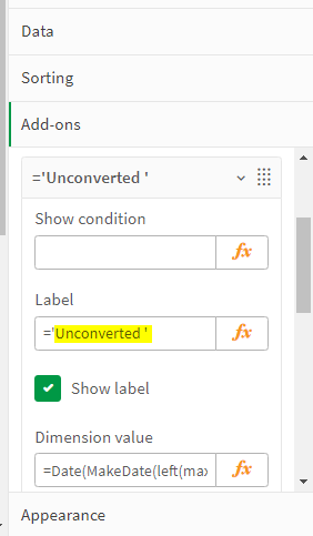Solved: label update of reference line in qliksense - Qlik Community ...