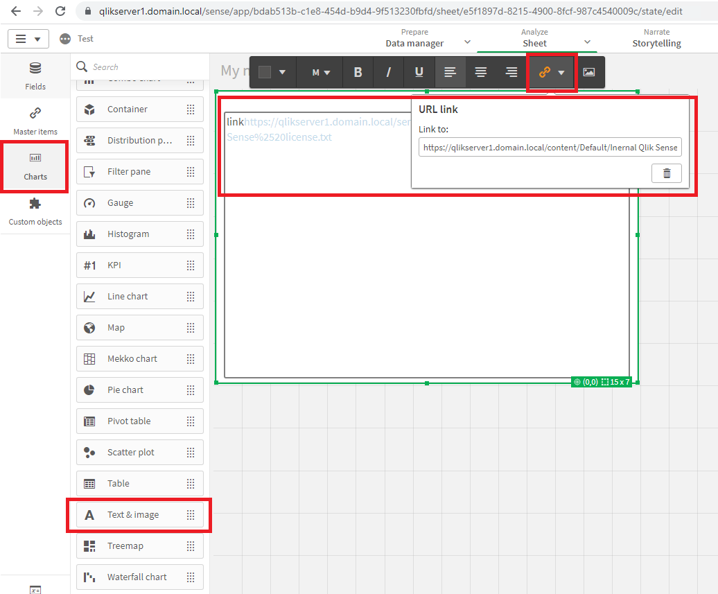 How to create a hyperlink in Qlik Sense app to ope... - Qlik Community ...