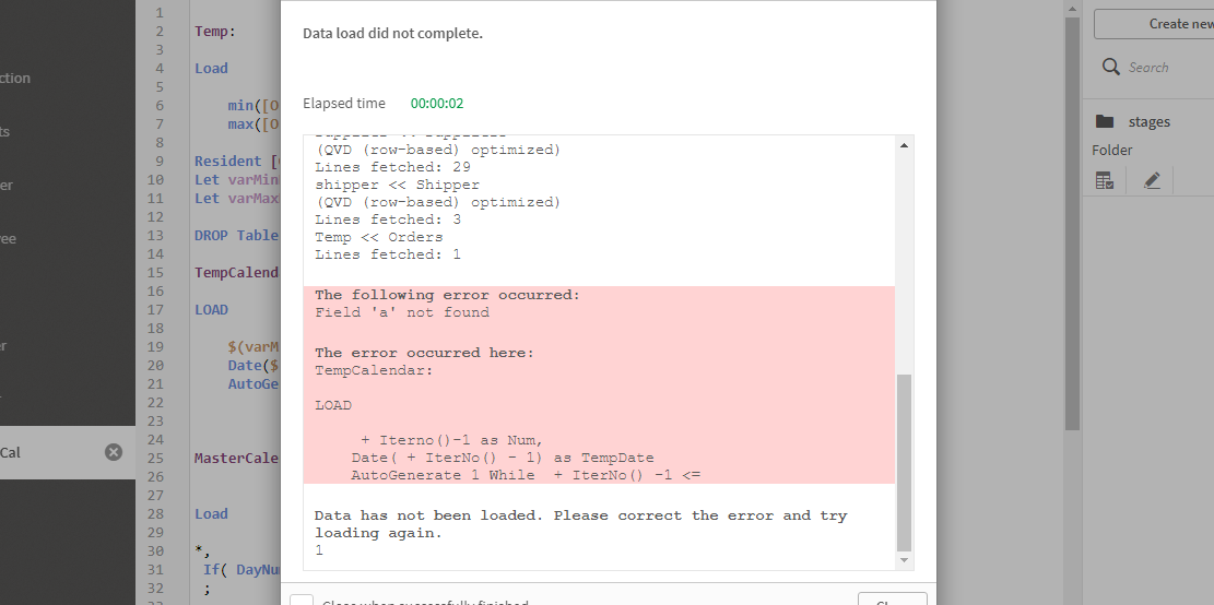 master calendar Qlik Community 1896500