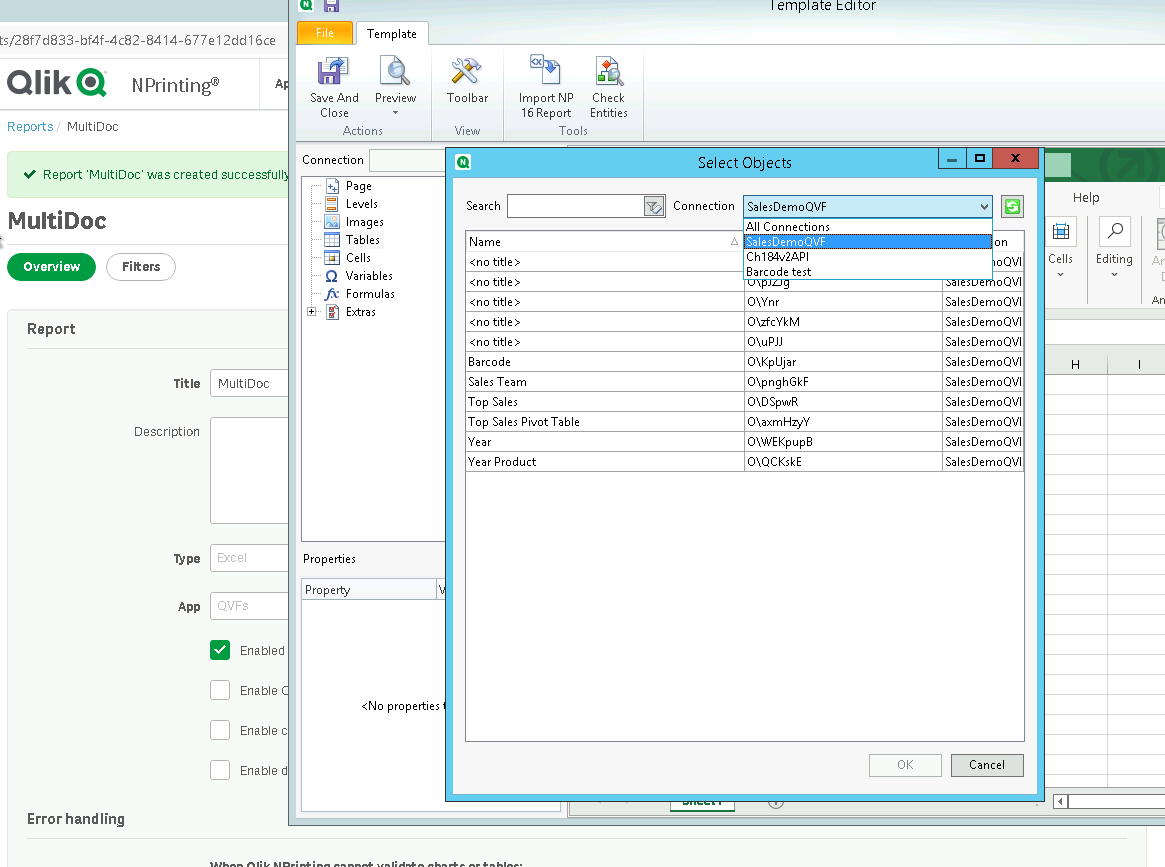 How to create a MultiDoc NPrinting Report - Qlik Community - 1907127
