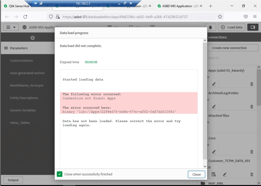 Data Load issue in Qlik Sense - Qlik Community - 1927757