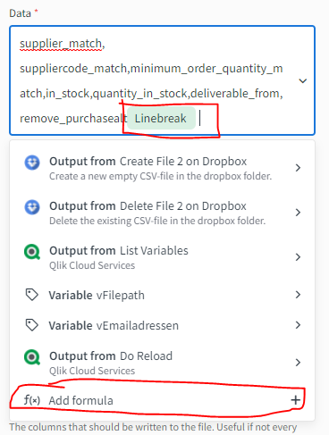 How to create a CSV file with the Cloud Storage co... - Qlik Community ...