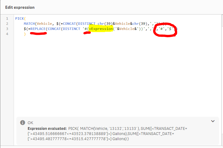 Solved: Set Analysis with multiple variables - Qlik Community - 1553714