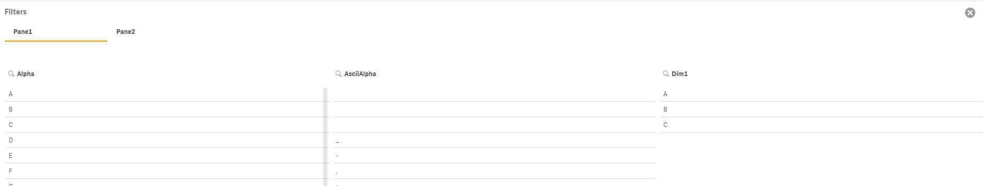 how to create filter pane like in attached image - Qlik Community - 1955758