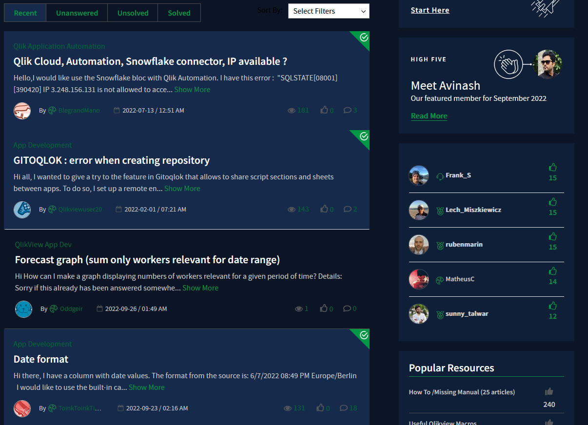 A New Navigation for Qlik Community - Qlik Community - 1983914