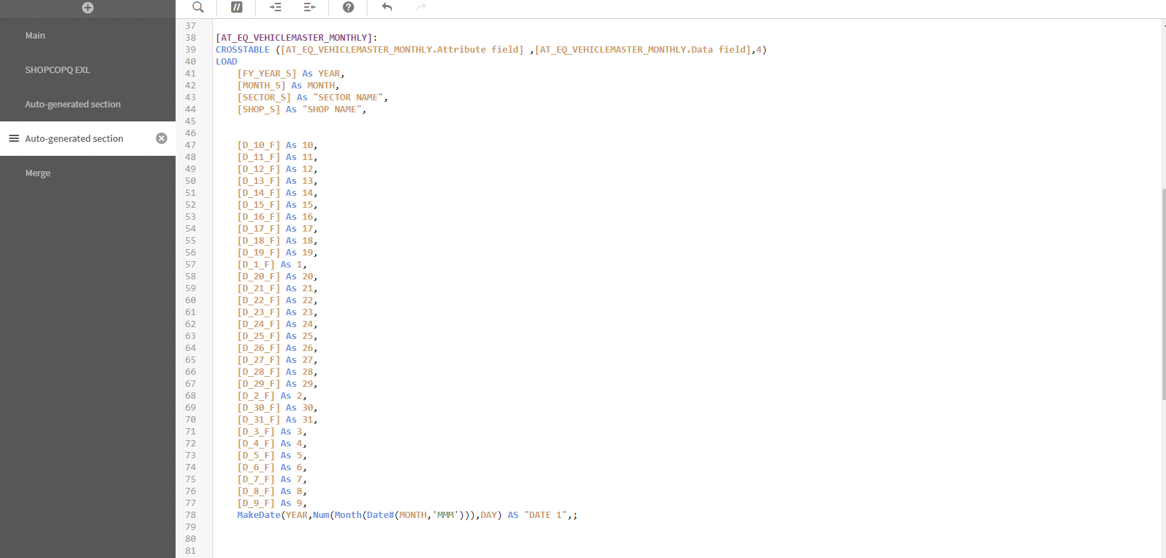 MERGE DAY-MONTH-YEAR COLUMN INTO ONE COLUMN As 