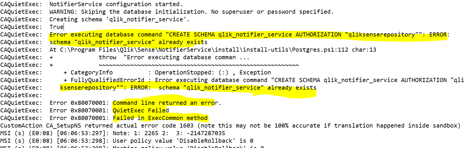 Qlik Sense Service Dispatcher -- Installation fail... - Qlik Community ...